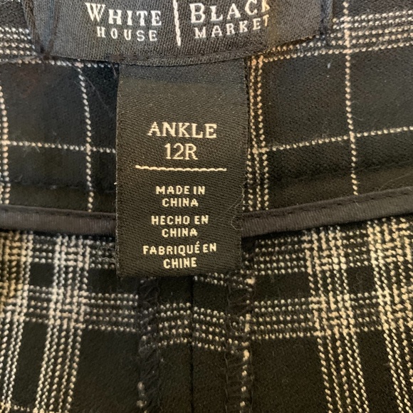 Plaid Tailored Ankle Pants - Picture 3 of 3